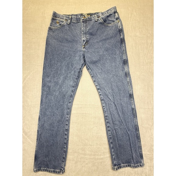 Wrangler Other - Wrangler George Strait Jeans Mens 30x30 Blue Straight Leg Cowboy Cut Rodeo A102
